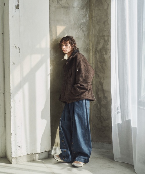CASPER JOHN（キャスパージョン）の「High neck boucle blouson 