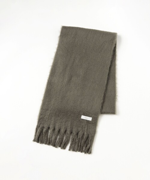 B:MING by BEAMS（ビーミングバイビームス）の「シャギー マフラー（ユニセックス）（マフラー・メンズ・ブラック/グレー・ONE SIZE）」の8枚目の写真