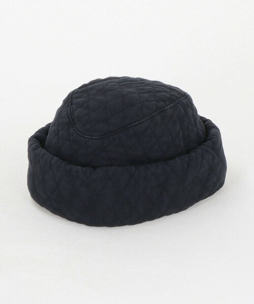 KIJIMA TAKAYUKI＞JERSEY QUILTED GARRISON CAP/キルティング キャップ