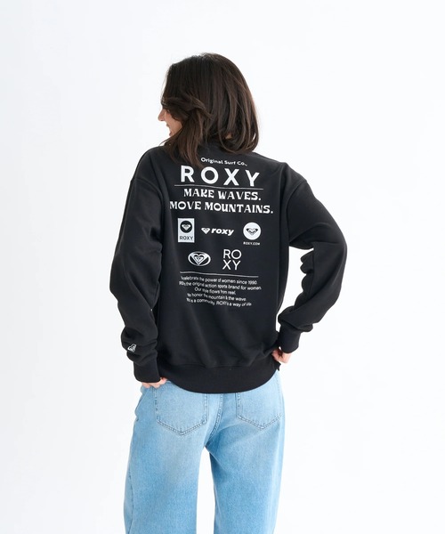 ROXY（ロキシー）の「HISTORICAL LOGO PULL /ロキシーバックプリントプルオーバースウェットトレーナー（スウェット・レディース・ピンク/ホワイト/ブラック/グレー・MEDIUM/SMALL/LARGE）」の9枚目の写真