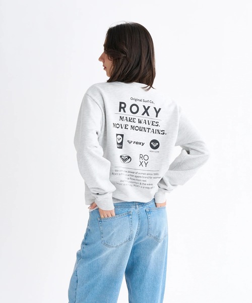 ROXY（ロキシー）の「HISTORICAL LOGO PULL /ロキシーバックプリントプルオーバースウェットトレーナー（スウェット・レディース・ピンク/ホワイト/ブラック/グレー・MEDIUM/SMALL/LARGE）」の15枚目の写真
