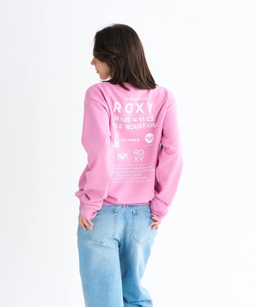 ROXY（ロキシー）の「HISTORICAL LOGO PULL /ロキシーバックプリントプルオーバースウェットトレーナー（スウェット・レディース・ピンク/ホワイト/ブラック/グレー・MEDIUM/SMALL/LARGE）」の19枚目の写真
