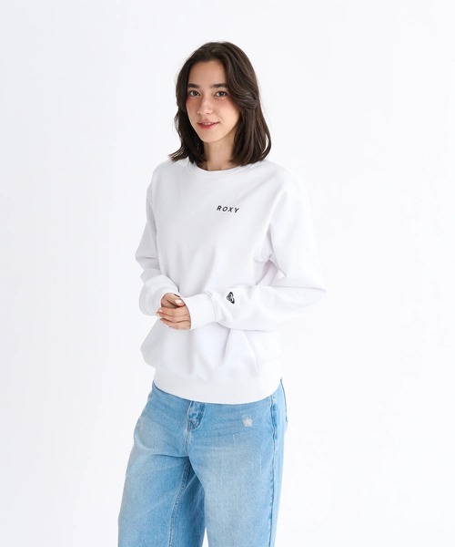 ROXY（ロキシー）の「HISTORICAL LOGO PULL /ロキシーバックプリントプルオーバースウェットトレーナー（スウェット・レディース・ピンク/ホワイト/ブラック/グレー・MEDIUM/SMALL/LARGE）」の7枚目の写真