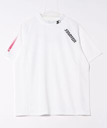●STARTER GOLF●スターターゴルフ AQUATWIST(R)高伸縮ストレッチ カラフルモックネック半袖Tシャツ SG-123005
