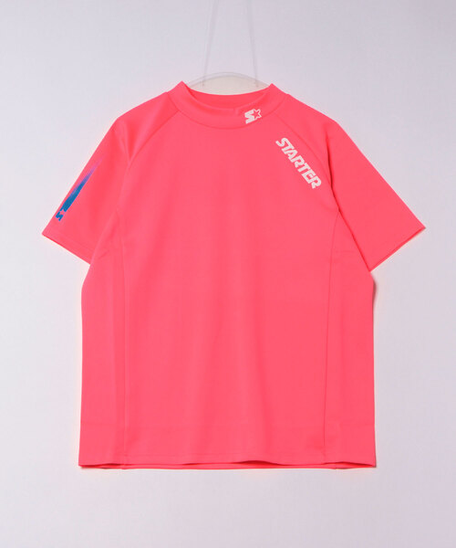 STARTER(スターター)の「●STARTER GOLF●スターターゴルフ AQUATWIST(R)高伸縮ストレッチ カラフルモックネック半袖Tシャツ SG-123005(Tシャツ/カットソー・メンズ・ブラック/ピンク/ホワイト/ブルー・L/M)」の4枚目の写真