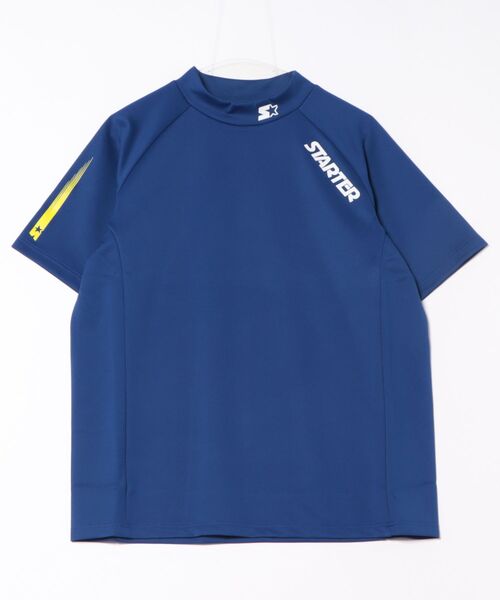 STARTER(スターター)の「●STARTER GOLF●スターターゴルフ AQUATWIST(R)高伸縮ストレッチ カラフルモックネック半袖Tシャツ SG-123005(Tシャツ/カットソー・メンズ・ブラック/ピンク/ホワイト/ブルー・L/M)」の3枚目の写真