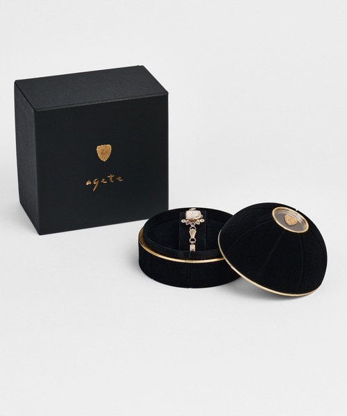 agete(アガット)の「《Limited Edition》スクエアフェイスジュエリーウォッチ(アナログ腕時計・レディース・イエロー系その他・フリー)」の8枚目の写真