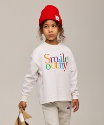 Smoothy | SMOOTHY / Smile ロングスリーブ Tシャツ 2025FW（110～160cm）(Tシャツ/カットソー)