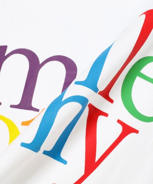 Smoothy（スムージー）の「SMOOTHY / Smile ロングスリーブ Tシャツ 2025FW（110～160cm）（Tシャツ/カットソー・キッズ・ブラック系その他4/ホワイト・X-LARGE/LARGE/MEDIUM）」の13枚目の写真