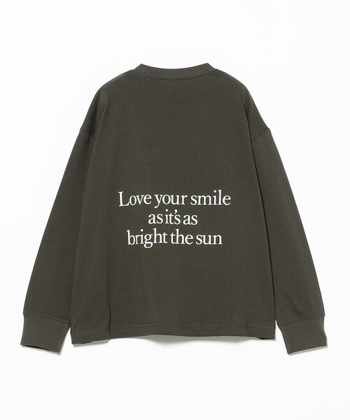 Smoothy（スムージー）の「SMOOTHY / Smile ロングスリーブ Tシャツ 2025FW（110～160cm）（Tシャツ/カットソー・キッズ・ブラック系その他4/ホワイト・X-LARGE/LARGE/MEDIUM）」の17枚目の写真