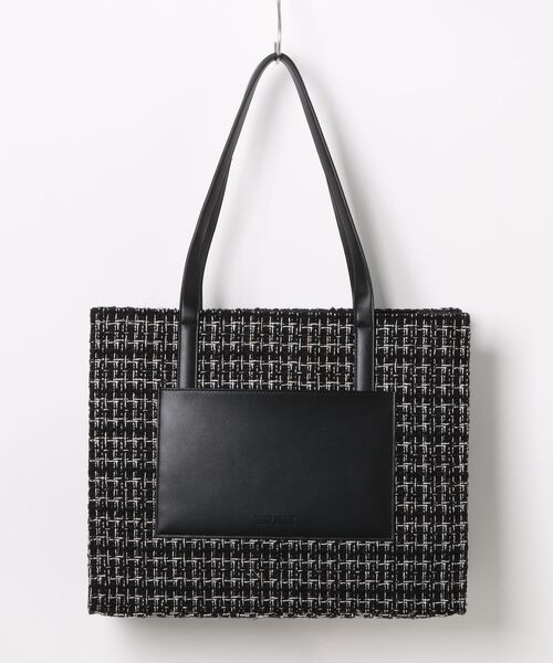 MARY QUANT トートバッグ スクエアツイード トート（トートバッグ）｜MARY QUANT（マリー