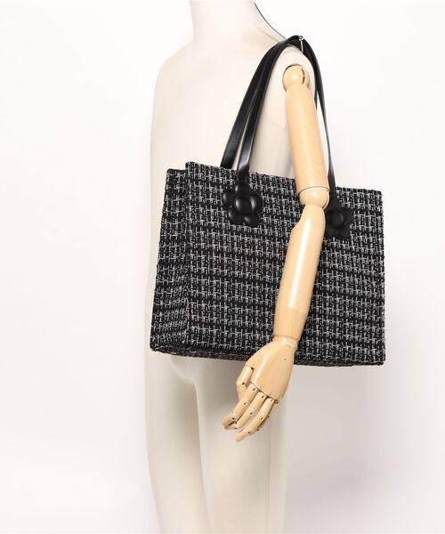 MARY QUANT トートバッグ スクエアツイード トート（トートバッグ）｜MARY QUANT（マリー