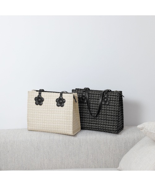 スクエアツイード トート（トートバッグ）｜MARY QUANT（マリー