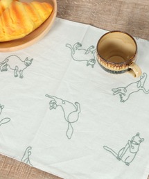 studio CLIP（スタディオクリップ）の「インド猫総刺繍ランチョンマット（キッチンツール）」