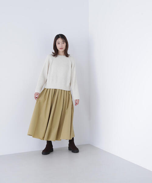 NATURAL BEAUTY BASIC（ナチュラルビューティーベーシック）の「◇スパンコールモールニット（ニット/セーター・レディース・ネイビー/オフホワイト/ブルー・FREE）」の10枚目の写真