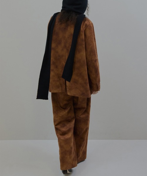 セール】SYNTHETIC SUEDE EMBROIDERY PANTS（その他パンツ）｜Ameri