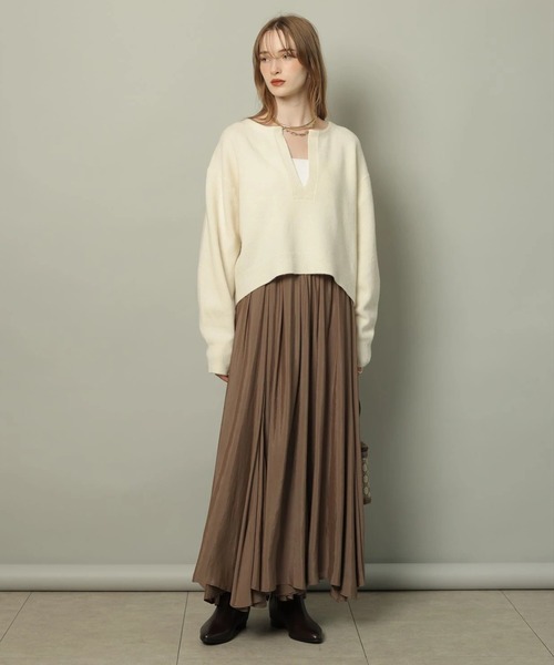 CADUNE（カデュネ）の「アクア深Vニット（ニット/セーター）」 - WEAR