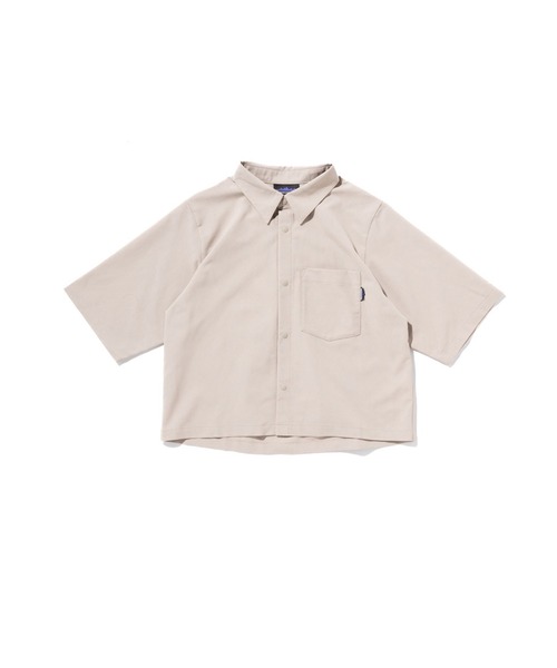 THOUSAND MILE（サウザンドマイル）の「[L's]THREE QUARTER SLEEVE SHIRT HIGH AIR PERMEABILITY/スリークオータースリーブシャツ（シャツ/ブラウス・レディース・セージグリーン/ブルー/ブラック/グレイッシュベージュ・FREE）」の2枚目の写真