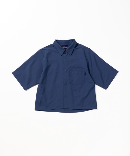 THOUSAND MILE（サウザンドマイル）の「[L's]THREE QUARTER SLEEVE SHIRT HIGH AIR PERMEABILITY/スリークオータースリーブシャツ（シャツ/ブラウス・レディース・セージグリーン/ブルー/ブラック/グレイッシュベージュ・FREE）」の4枚目の写真