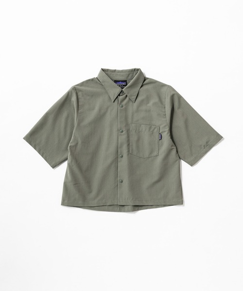 THOUSAND MILE（サウザンドマイル）の「[L's]THREE QUARTER SLEEVE SHIRT HIGH AIR PERMEABILITY/スリークオータースリーブシャツ（シャツ/ブラウス・レディース・セージグリーン/ブルー/ブラック/グレイッシュベージュ・FREE）」の3枚目の写真