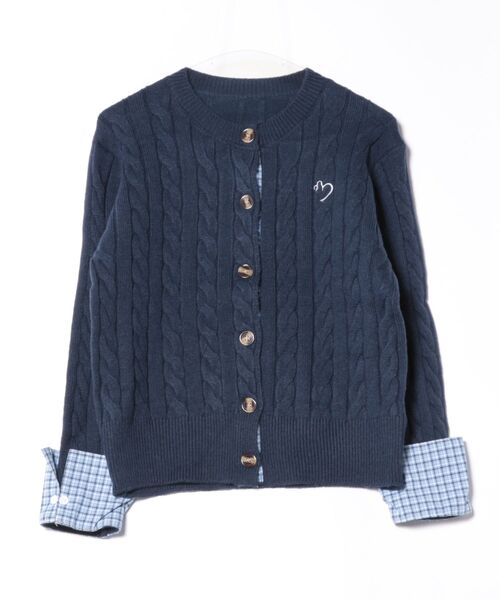 AsRiRe（アスリレイ）の「25aw 前ハート刺繍ロゴ レイヤード風