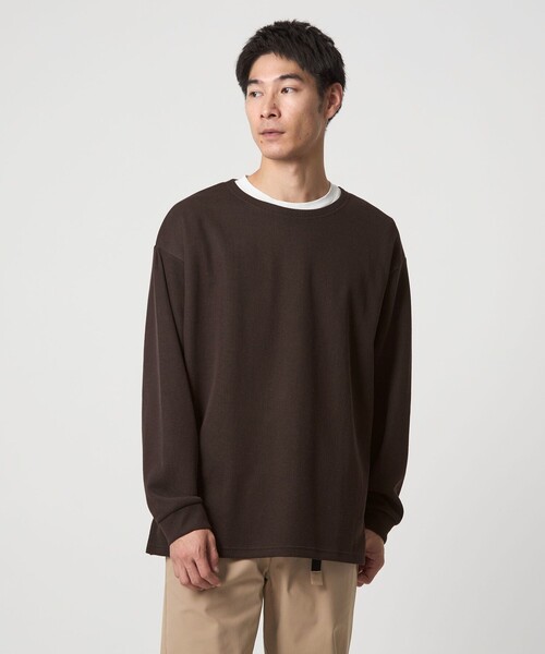 セール】ハーフゲージ ダブルフェイス ノーカラー カットソー（Tシャツ