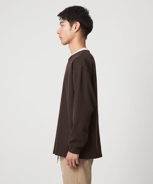 セール】ハーフゲージ ダブルフェイス ノーカラー カットソー（Tシャツ