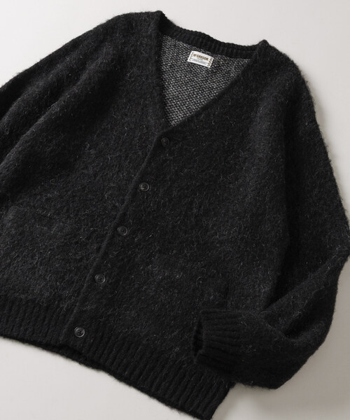 McGREGOR（マックレガー）の「McGREGOR COLLECTION/マックレガー コレクション 別注 リラックスフィット モヘアニットカーディガン（カーディガン/ボレロ・メンズ・ブラック/グリーン/レオパード/その他9/ブラウン・MEDIUM/LARGE）」の7枚目の写真