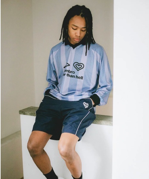 HTH umbro game shirt アンブロ ゲームシャツ y2k コラボ HTH × umbro game shirt（Tシャツ/カットソー）｜HTH（エイチティー