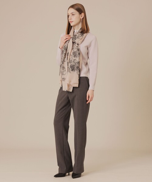 MACKINTOSH LONDON（マッキントッシュ ロンドン）の「バイブリーエンブロイダリーストール（ストール/ショール・レディース・ベージュ・FREE）」の2枚目の写真