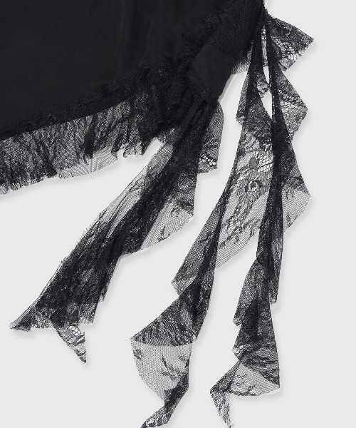 ASYMMETRY LACE DRESS/アシンメトリーレースドレス（ワンピース