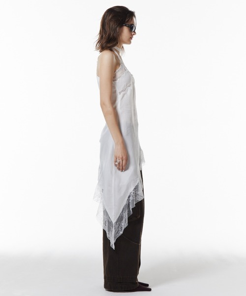 ASYMMETRY LACE DRESS/アシンメトリーレースドレス（ワンピース