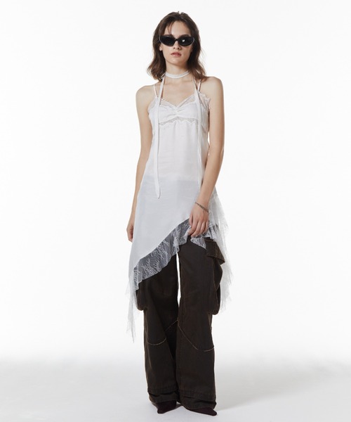 専用:Jose moon ASYMMETRY LACE DRESS/レースドレス ASYMMETRY LACE DRESS/アシンメトリーレースドレス（ワンピース