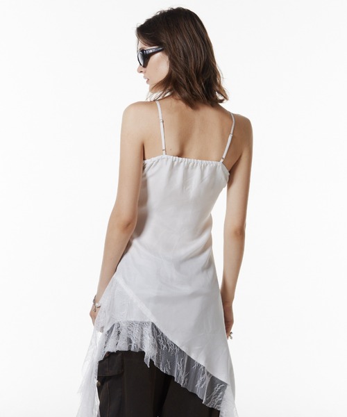 ASYMMETRY LACE DRESS/アシンメトリーレースドレス（ワンピース