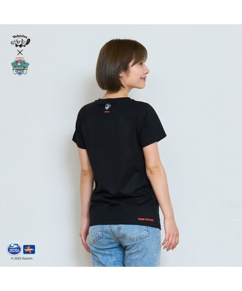Vehicles(ビークルズ)の「パウパトロール 子供服 グラフィック半袖Tシャツズーマホワイト ズーマ(Tシャツ/カットソー・レディース・ブラック/ホワイト・womens free/MEDIUM/LARGE)」の8枚目の写真