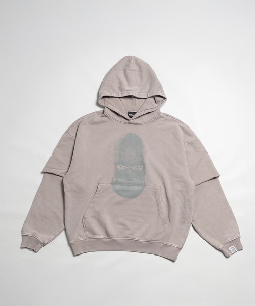 NINE PATH（ナインパス）の「MUSK PULLHOODIE（パーカー・メンズ・ブラック/グレー・M/L）」の2枚目の写真