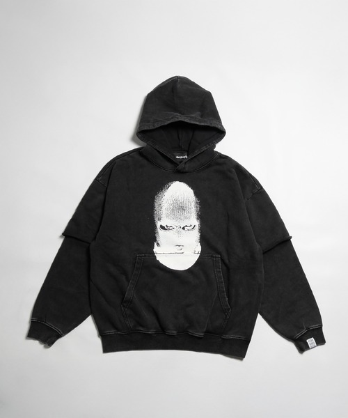 NINE PATH（ナインパス）の「MUSK PULLHOODIE（パーカー・メンズ・ブラック/グレー・M/L）」の3枚目の写真