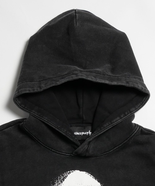 NINE PATH（ナインパス）の「MUSK PULLHOODIE（パーカー・メンズ・ブラック/グレー・M/L）」の4枚目の写真
