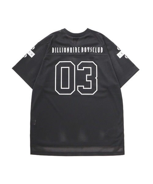 BILLIONAIRE BOYS CLUB（ビリオネア・ボーイズ・クラブ）の「BILLIONAIRE BOYS CLUB MESH FOOTBALL T-SHIRT BBCJP251C009（Tシャツ/カットソー・メンズ・ブラック/ネイビー・M/S/L）」の6枚目の写真
