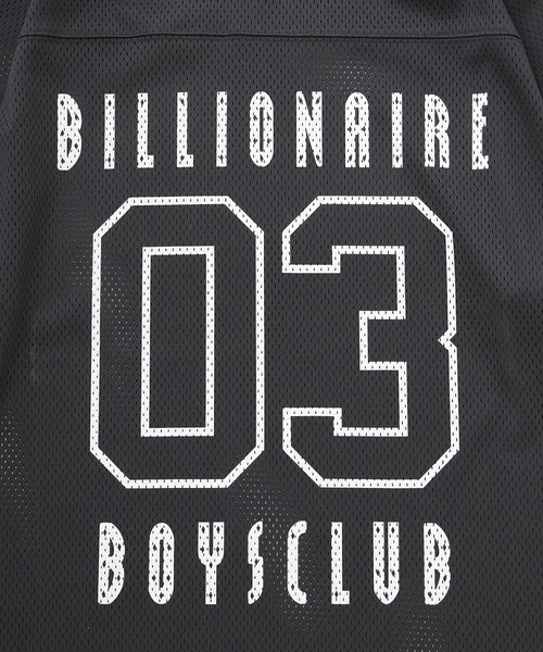 BILLIONAIRE BOYS CLUB（ビリオネア・ボーイズ・クラブ）の「BILLIONAIRE BOYS CLUB MESH FOOTBALL T-SHIRT BBCJP251C009（Tシャツ/カットソー・メンズ・ブラック/ネイビー・M/S/L）」の9枚目の写真