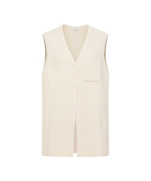 Studio Doe（スタジオドー）の「Studio Doe X-silhouette Knitted Vest（ベスト・レディース・ホワイト・SMALL）」の7枚目の写真