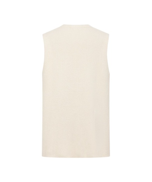 Studio Doe（スタジオドー）の「Studio Doe X-silhouette Knitted Vest（ベスト・レディース・ホワイト・SMALL）」の8枚目の写真