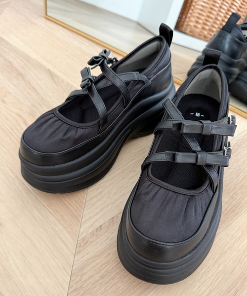 WEGO(ウィゴー)の「WEGO/2way厚底ストラップシューズ(ドレスシューズ・レディース・シルバー/ブラック・SMALL/MEDIUM/LARGE)」の21枚目の写真