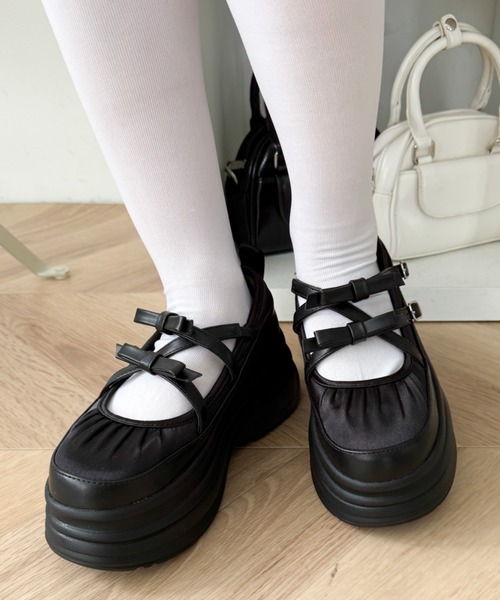 WEGO(ウィゴー)の「WEGO/2way厚底ストラップシューズ(ドレスシューズ・レディース・シルバー/ブラック・SMALL/MEDIUM/LARGE)」の18枚目の写真