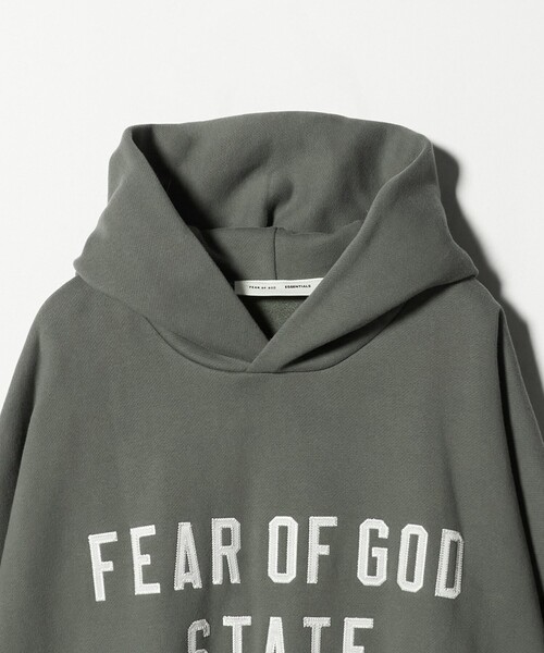 FOG ESSENTIALS（エフオージーエッセンシャルズ）の「＜FEAR OF GOD ESSENTIALS＞90s フリース フーディー（スウェット・メンズ・クリーム/ブラック/オリーブ・S/XS/M/L）」の5枚目の写真