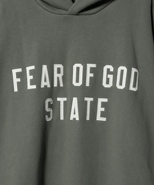 FOG ESSENTIALS（エフオージーエッセンシャルズ）の「＜FEAR OF GOD ESSENTIALS＞90s フリース フーディー（スウェット・メンズ・クリーム/ブラック/オリーブ・S/XS/M/L）」の8枚目の写真