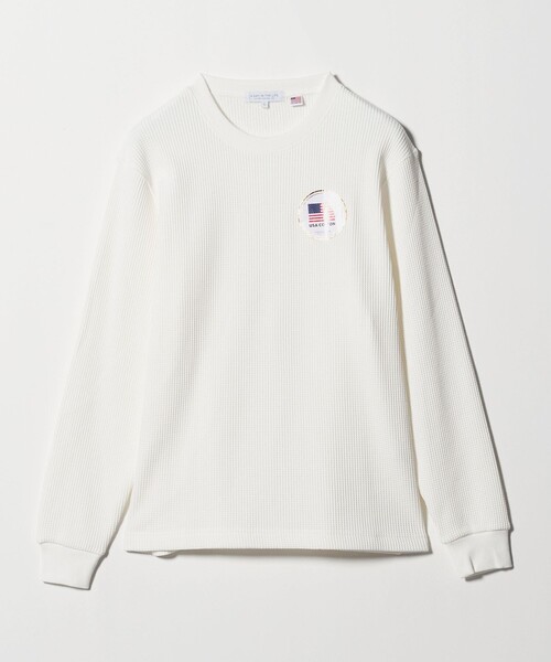 A DAY IN THE LIFE UNITED ARROWS(アデイインザライフユナイテッドアローズ)の「USAコットン 裏起毛 ワッフル カットソー<A DAY IN THE LIFE>(Tシャツ/カットソー・メンズ・ブラック/ライトグレー/ホワイト/ダークグレー・M/S/L)」の2枚目の写真