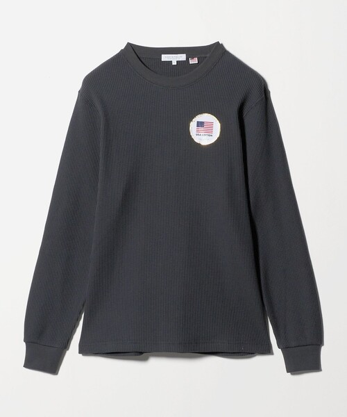 A DAY IN THE LIFE UNITED ARROWS(アデイインザライフユナイテッドアローズ)の「USAコットン 裏起毛 ワッフル カットソー<A DAY IN THE LIFE>(Tシャツ/カットソー・メンズ・ブラック/ライトグレー/ホワイト/ダークグレー・M/S/L)」の1枚目の写真