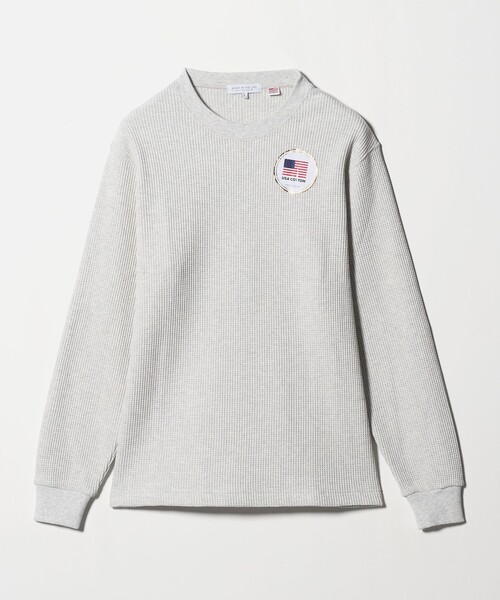 A DAY IN THE LIFE UNITED ARROWS(アデイインザライフユナイテッドアローズ)の「USAコットン 裏起毛 ワッフル カットソー<A DAY IN THE LIFE>(Tシャツ/カットソー・メンズ・ブラック/ライトグレー/ホワイト/ダークグレー・M/S/L)」の12枚目の写真