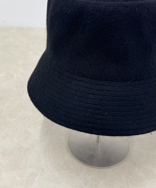 fredy emue(フレディエミュ)の「ステッチバスクハット(ハット・レディース・オフホワイト/ブラック・FREE)」の10枚目の写真